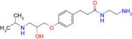 N-(2-Amino-ethyl)-3-[4-(2-hydroxy-3-isopropylamino-propoxy)-phenyl]-propionamide