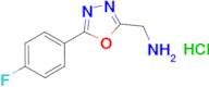 C-[5-(4-Fluoro-phenyl)-[1,3,4]oxadiazol-2-yl]-methylamine; hydrochloride