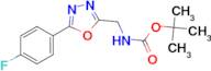 [5-(4-Fluoro-phenyl)-[1,3,4]oxadiazol-2-ylmethyl]-carbamic acid tert-butyl ester