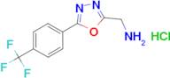 C-[5-(4-Trifluoromethyl-phenyl)-[1,3,4]oxadiazol-2-yl]-methylamine; hydrochloride