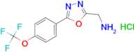 C-[5-(4-Trifluoromethoxy-phenyl)-[1,3,4]oxadiazol-2-yl]-methylamine; hydrochloride