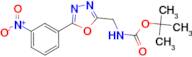[5-(3-Nitro-phenyl)-[1,3,4]oxadiazol-2-ylmethyl]-carbamic acid tert-butyl ester