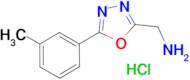 C-(5-m-Tolyl-[1,3,4]oxadiazol-2-yl)-methylamine; hydrochloride