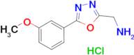 C-[5-(3-Methoxy-phenyl)-[1,3,4]oxadiazol-2-yl]-methylamine; hydrochloride