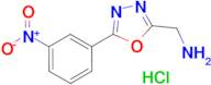 C-[5-(3-Nitro-phenyl)-[1,3,4]oxadiazol-2-yl]-methylamine; hydrochloride