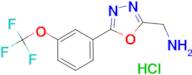 C-[5-(3-Trifluoromethoxy-phenyl)-[1,3,4]oxadiazol-2-yl]-methylamine; hydrochloride