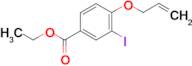 4-Allyloxy-3-iodo-benzoic acid ethyl ester