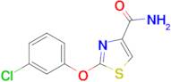 2-(3-Chloro-phenoxy)-thiazole-4-carboxylic acid amide