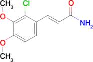 (E)-3-(2-Chloro-3,4-dimethoxy-phenyl)-acrylamide