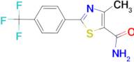 4-Methyl-2-(4-trifluoromethyl-phenyl)-thiazole-5-carboxylic acid amide