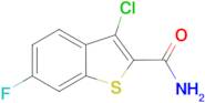 3-Chloro-6-fluoro-benzo[b]thiophene-2-carboxylic acid amide