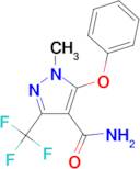 1-Methyl-5-phenoxy-3-trifluoromethyl-1H-pyrazole-4-carboxylic acid amide