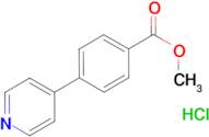 4-Pyridin-4-yl-benzoic acid methyl ester; hydrochloride