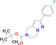 2-(4-Fluoro-phenyl)-6,7-dihydro-4H-pyrazolo[1,5-a]pyrazine-5-carboxylic acid tert-butyl ester