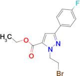 1-(2-Bromoethyl)-3-(4-fluorophenyl)-1H-pyrazole-5-carboxylic acid ethyl ester