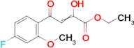 4-(4-Fluoro-2-methoxy-phenyl)-2,4-dioxo-butyric acid ethyl ester