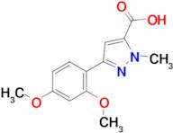 3-(2,4-Dimethoxyphenyl)-1-methyl-1H-pyrazole-5-carboxylic acid