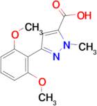 3-(2,6-Dimethoxyphenyl)-1-methyl-1H-pyrazole-5-carboxylic acid