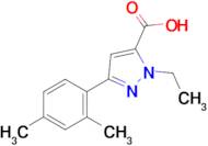 3-(2,4-Dimethylphenyl)-1-ethyl-1H-pyrazole-5-carboxylic acid