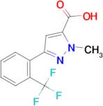 1-Methyl-3-(2-trifluoromethylphenyl)-1H-pyrazole-5-carboxylic acid