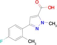 3-(4-Fluoro-2-methylphenyl)-1-methyl-1H-pyrazole-5-carboxylic acid