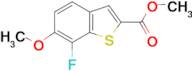 7-Fluoro-6-methoxy-benzo[b]thiophene-2-carboxylic acid methyl ester