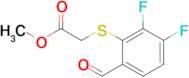 Methyl 2-[(2,3-difluoro-6-formylphenyl)thio]acetate