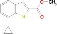 7-Cyclopropyl-benzo[b]thiophene-2-carboxylic acid methyl ester