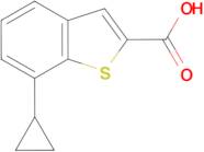 7-Cyclopropyl-benzo[b]thiophene-2-carboxylic acid