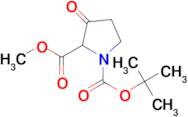 3-Oxo-pyrrolidine-1,2-dicarboxylic acid 1-tert-butyl ester 2-methyl ester