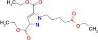 1-(4-Ethoxycarbonyl-butyl)-1H-pyrazole-3,5-dicarboxylic acid diethyl ester