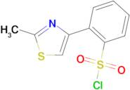 2-(2-Methyl-thiazol-4-yl)-benzenesulfonyl chloride