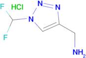 [1-(Difluoromethyl)-1H-1,2,3-triazol-4-yl]methanamine hydrochloride