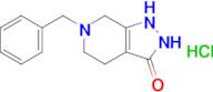 6-Benzyl-1,2,4,5,6,7-hexahydro-3H-pyrazolo[3,4-c]pyridin-3-one hydrochloride