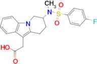 (R)-2-(7-(4-Fluoro-N-methylphenylsulfonamido)-6,7,8,9-tetrahydropyrido[1,2-a]indol-10-yl)acetic acid