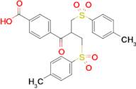 4-(3-Tosyl-2-(tosylmethyl)propanoyl)benzoic acid