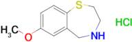 7-Methoxy-2,3,4,5-tetrahydrobenzo[f][1,4]thiazepine hydrochloride