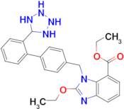 Ethyl 1-((2'-(2H-tetrazol-5-yl)-[1,1'-biphenyl]-4-yl)methyl)-2-ethoxy-1H-benzo[d]imidazole-7-carbo…