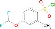 4-(Difluoromethoxy)-2-methylbenzene-1-sulfonyl chloride