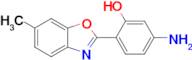 5-Amino-2-(6-methylbenzo[d]oxazol-2-yl)phenol