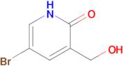 5-Bromo-3-(hydroxymethyl)pyridin-2(1H)-one