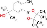 2-(4-Methyl-3-(4,4,5,5-tetramethyl-1,3,2-dioxaborolan-2-yl)phenyl)propan-2-ol