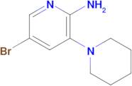 5-Bromo-3-(piperidin-1-yl)pyridin-2-amine