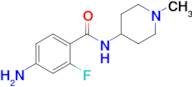 4-Amino-2-fluoro-N-(1-methylpiperidin-4-yl)benzamide