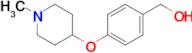 (4-((1-Methylpiperidin-4-yl)oxy)phenyl)methanol