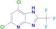 5,7-Dichloro-2-(trifluoromethyl)-1H-imidazo[4,5-b]pyridine