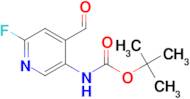 tert-Butyl (6-fluoro-4-formylpyridin-3-yl)carbamate