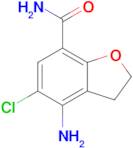 4-Amino-5-chloro-2,3-dihydrobenzofuran-7-carboxamide
