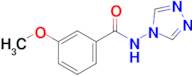 3-Methoxy-N-(4H-1,2,4-triazol-4-yl)benzamide