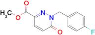 Methyl 1-(4-fluorobenzyl)-6-oxo-1,6-dihydropyridazine-3-carboxylate